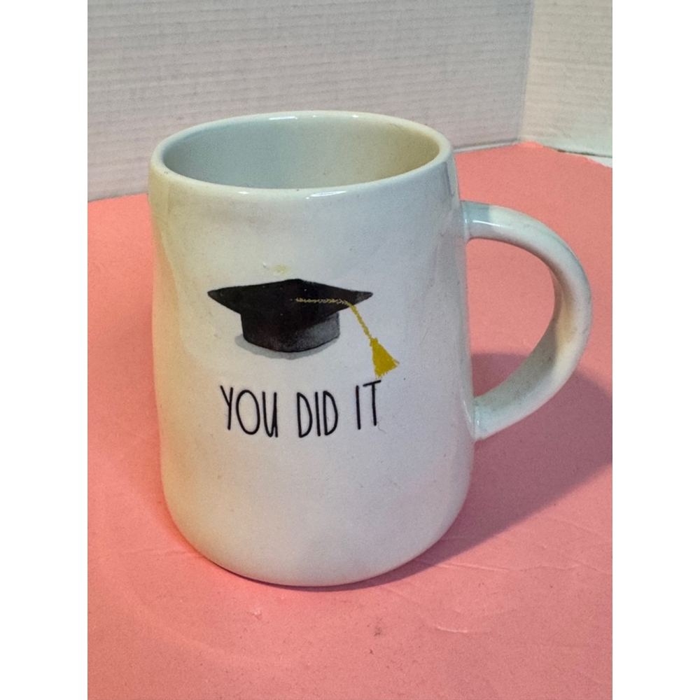 Rae Dunn Mug White Graduation Gift
